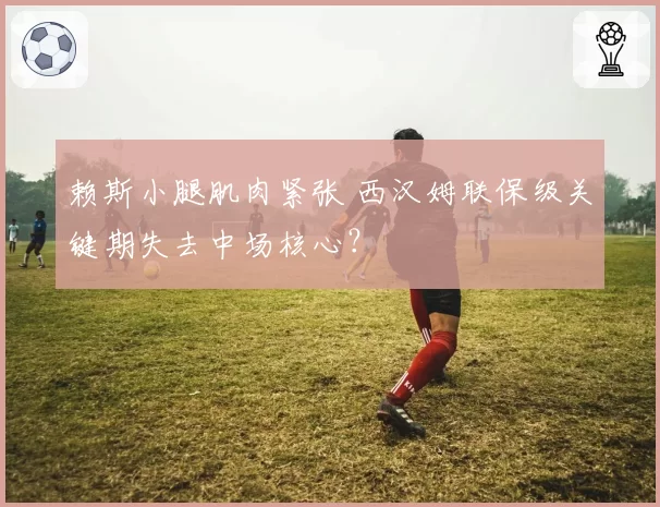 赖斯小腿肌肉紧张 西汉姆联保级关键期失去中场核心?